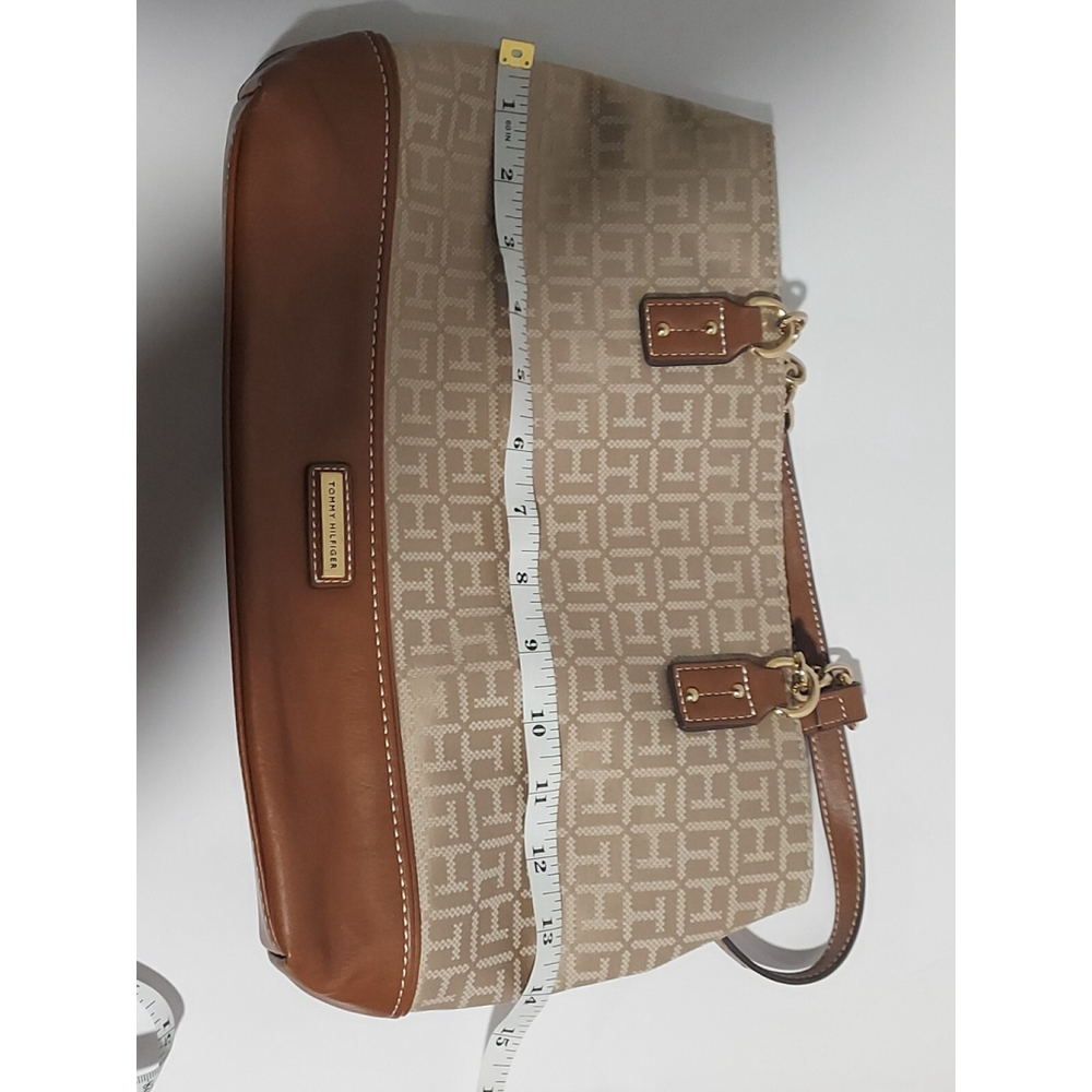 Tommy Hilfiger Womens Purse Tote Shoulder Bag Shopper Handbag Monogram Logo - Picture 6 of 7